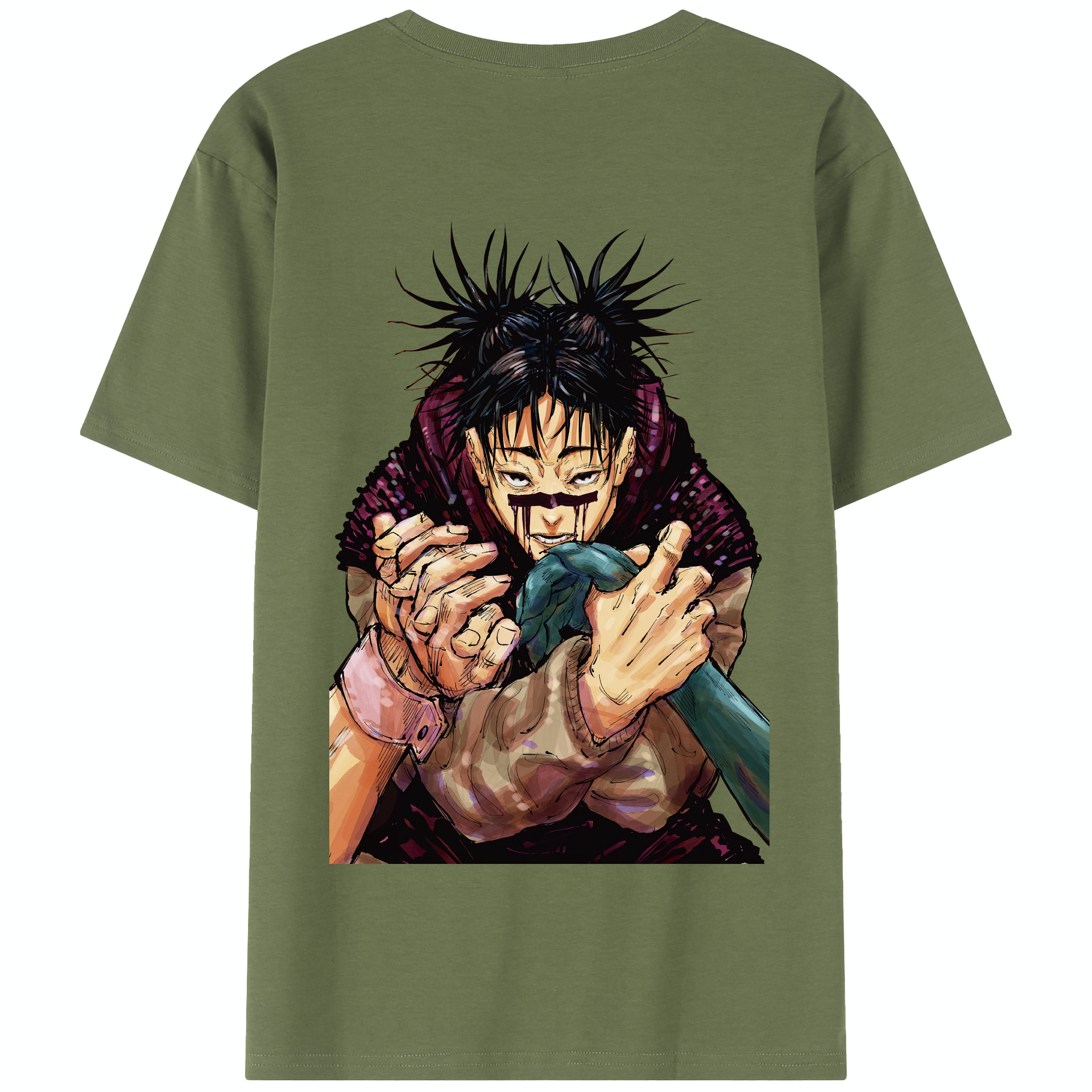 （画像用） 呪術廻戦 Jujutsu Kaisen 綿100％半袖Tシャツ（背面プリント）